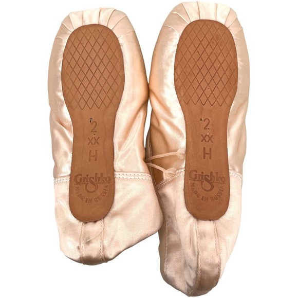 Grishko Elite European Pink Hard Shank Ballet Pointe Shoes Size 2.0 2X HS - Picture 6 of 9
